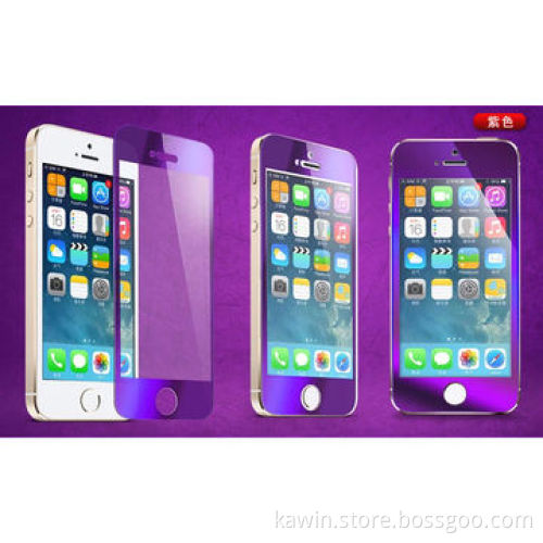 9H hardness color tempered glass screen protector, Japan glass material
